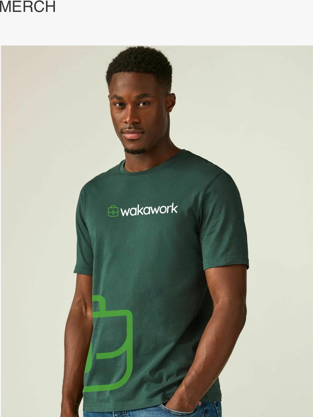 Woman with headphones using the app